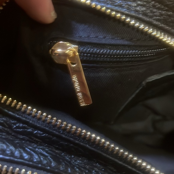 ROSSI Italian black leather hobo style shoulder handbag - Picture 8 of 16